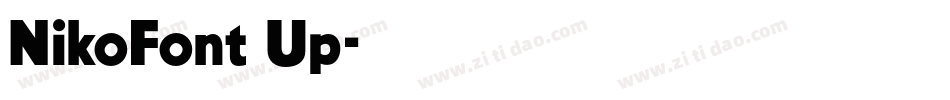 NikoFont Up字体转换